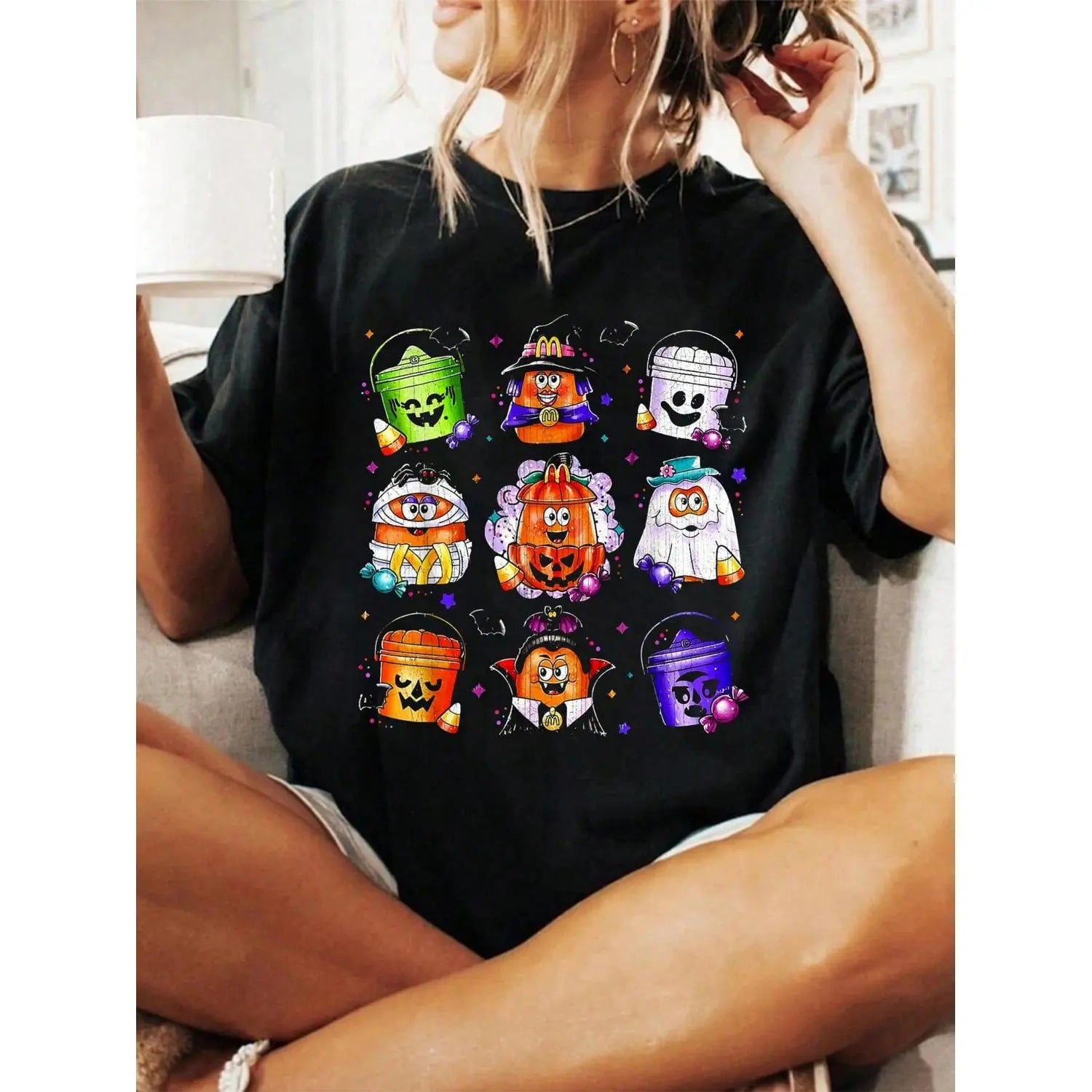 Halloween Graphic Women T Shirt
