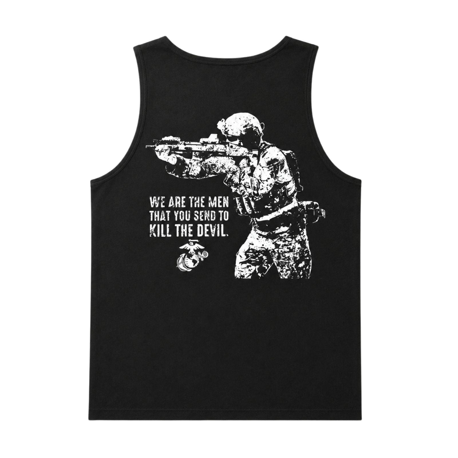 We Are The Men Tank Top – Kill The Devil Marine Back Print