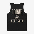 OORAH Nuff Said Tank Top – Marine Pride Back Print