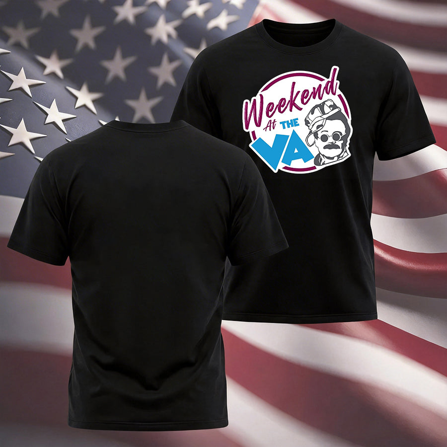 Weekend At The VA T-Shirt - Black – Grunt Style