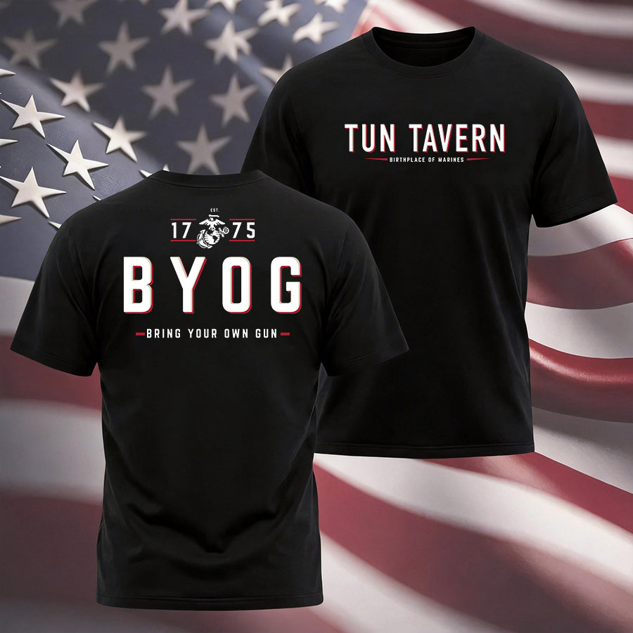 USMC T-Shirt - Tun Tavern - Made in the USA – Grunt Style