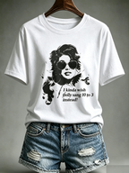 Women'S Commemorative Printed Casual T-Shirt