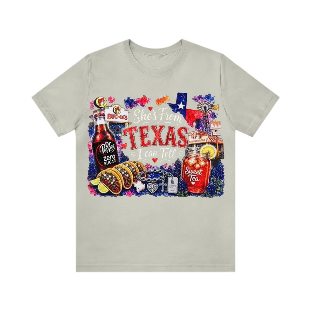 Shes from Texas I Can Tell Lyric Unisex T-shirt