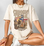 Choosin' Texas T-Shirt, Vintage Country Music Merch, Retro Western Cowboy Shirt