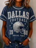 Women's Football Print T-shirt
