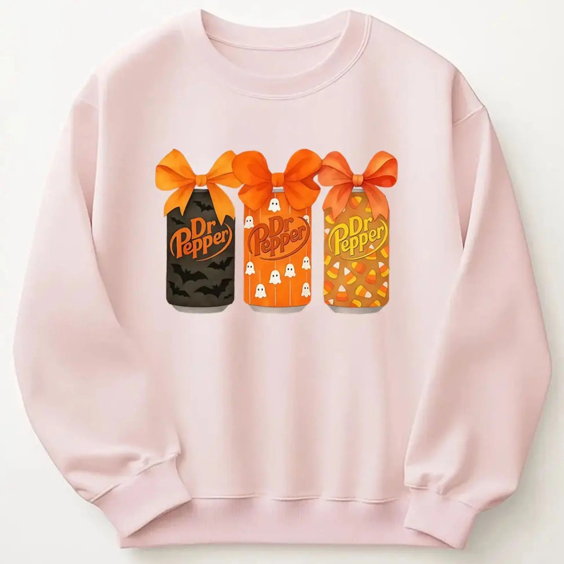 Dr Pepper Halloween Sweatshirt Spooky Soda Graphic Crewneck