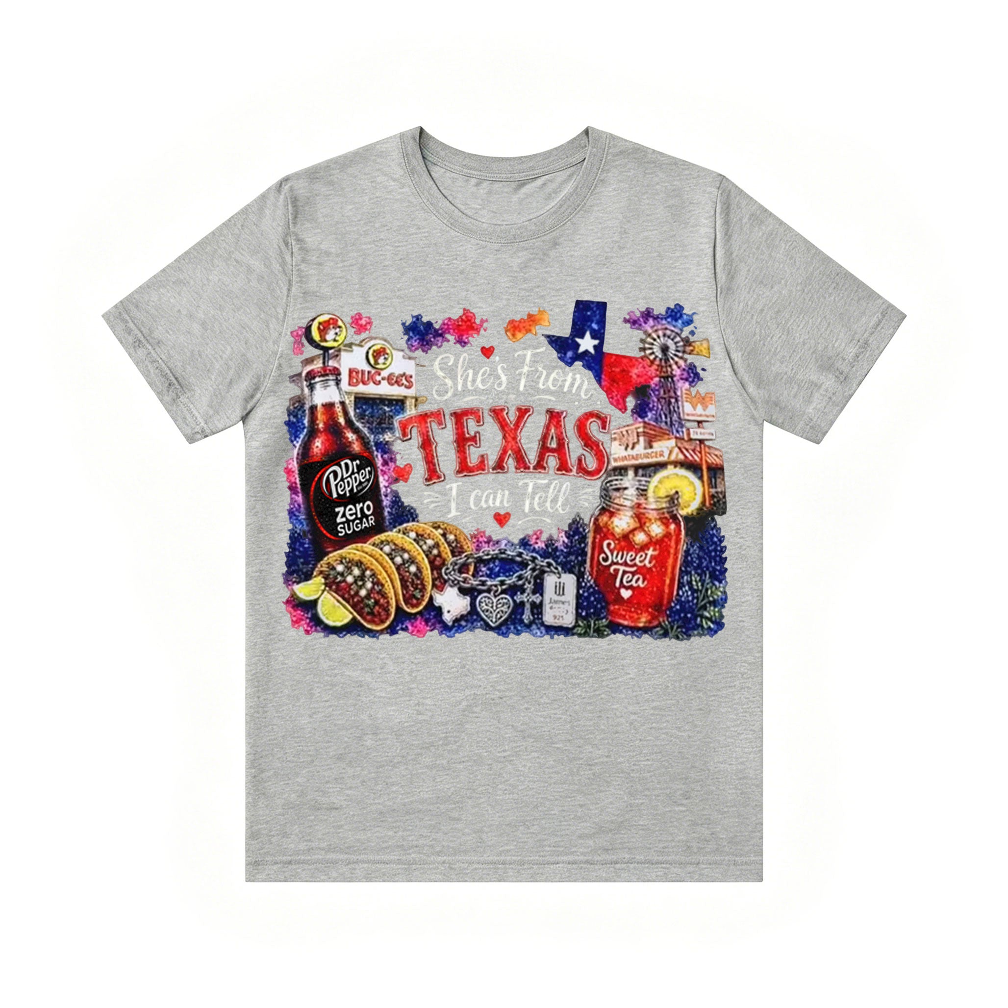 Shes from Texas I Can Tell Lyric Unisex T-shirt
