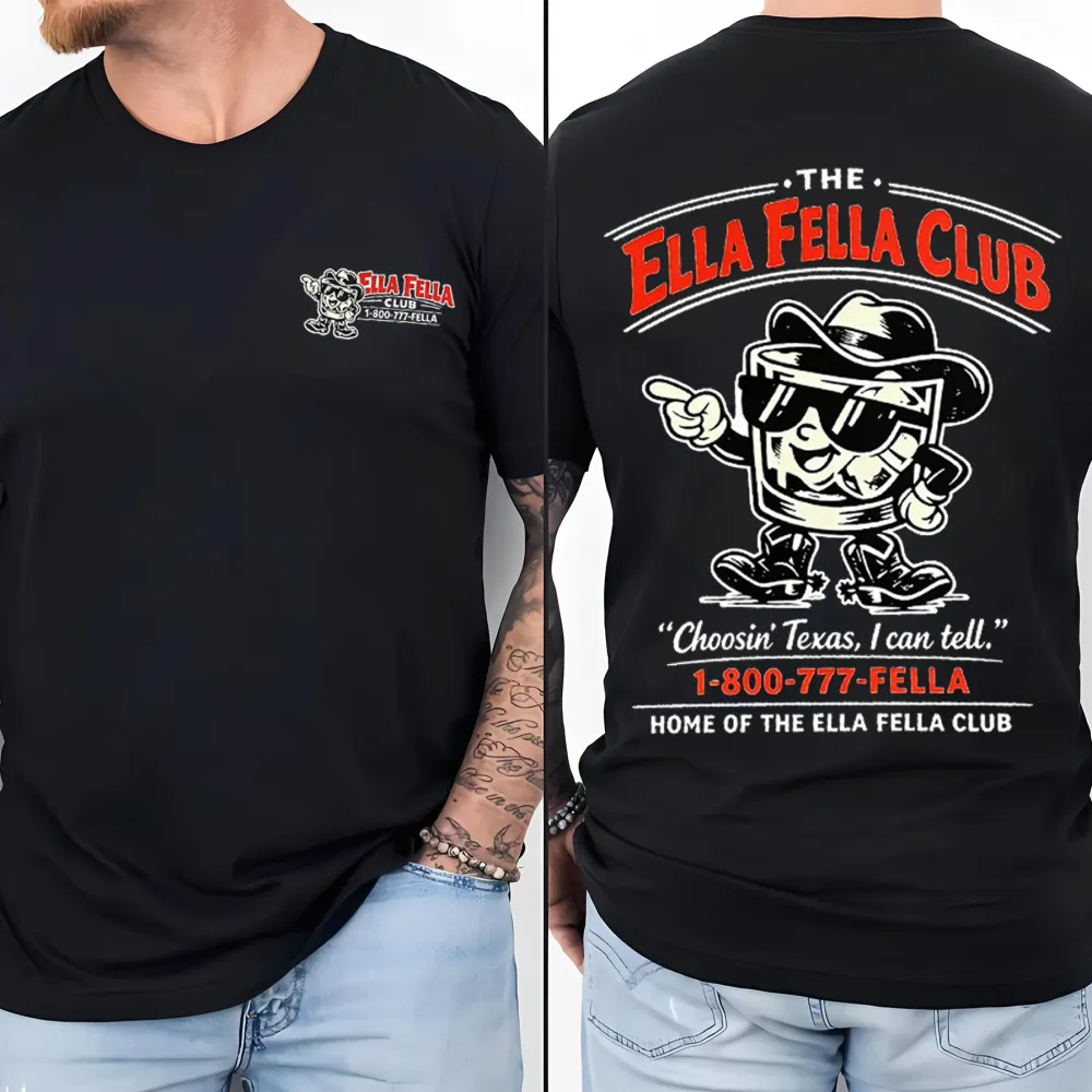 Retro 1-800-777-FELLA - Langleyy wash Tshirt