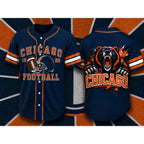 Football Game Day Team Fan Baseball Jersey