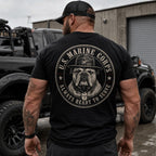 Always Ready To Serve – U.S. Marine Corps Devil Dog T-Shirt