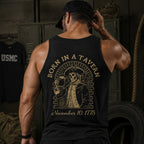 Born in a Tavern Marine Corps Tank Top