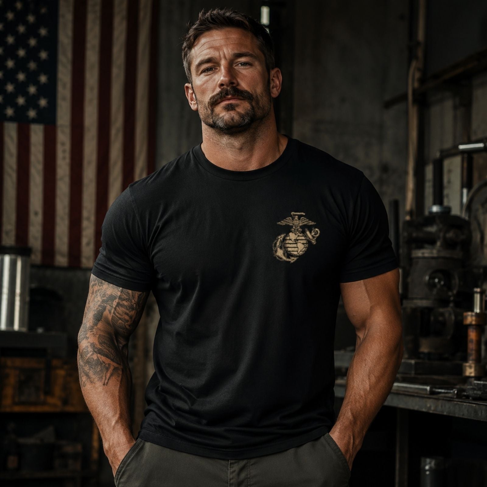 Marine Definition T Shirt – Improvise, Adapt & Overcome
