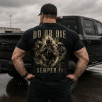 Do Or Die – Semper Fi U.S. Marine Corps Back Print T-Shirt