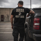 OORAH. NUFF SAID. Marine Back Print T-Shirt
