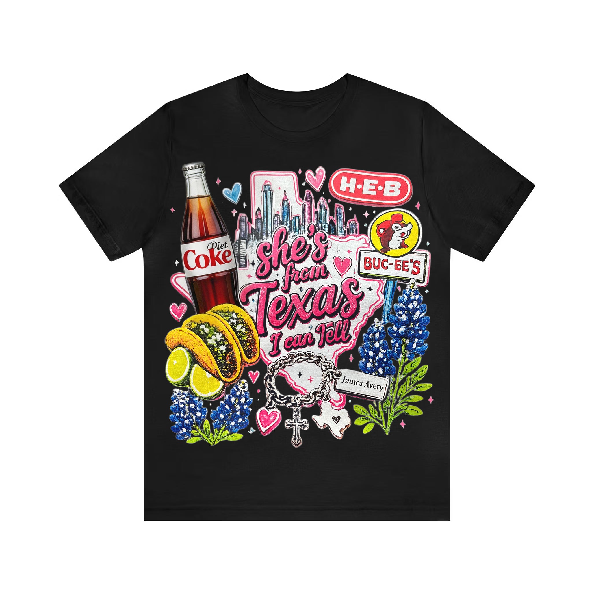 Shes from texas i can tell Unisex T-shirt