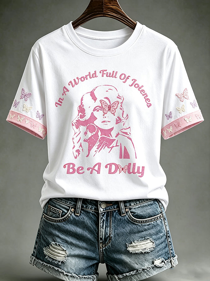 Women'S Commemorative Printed Casual T-Shirt