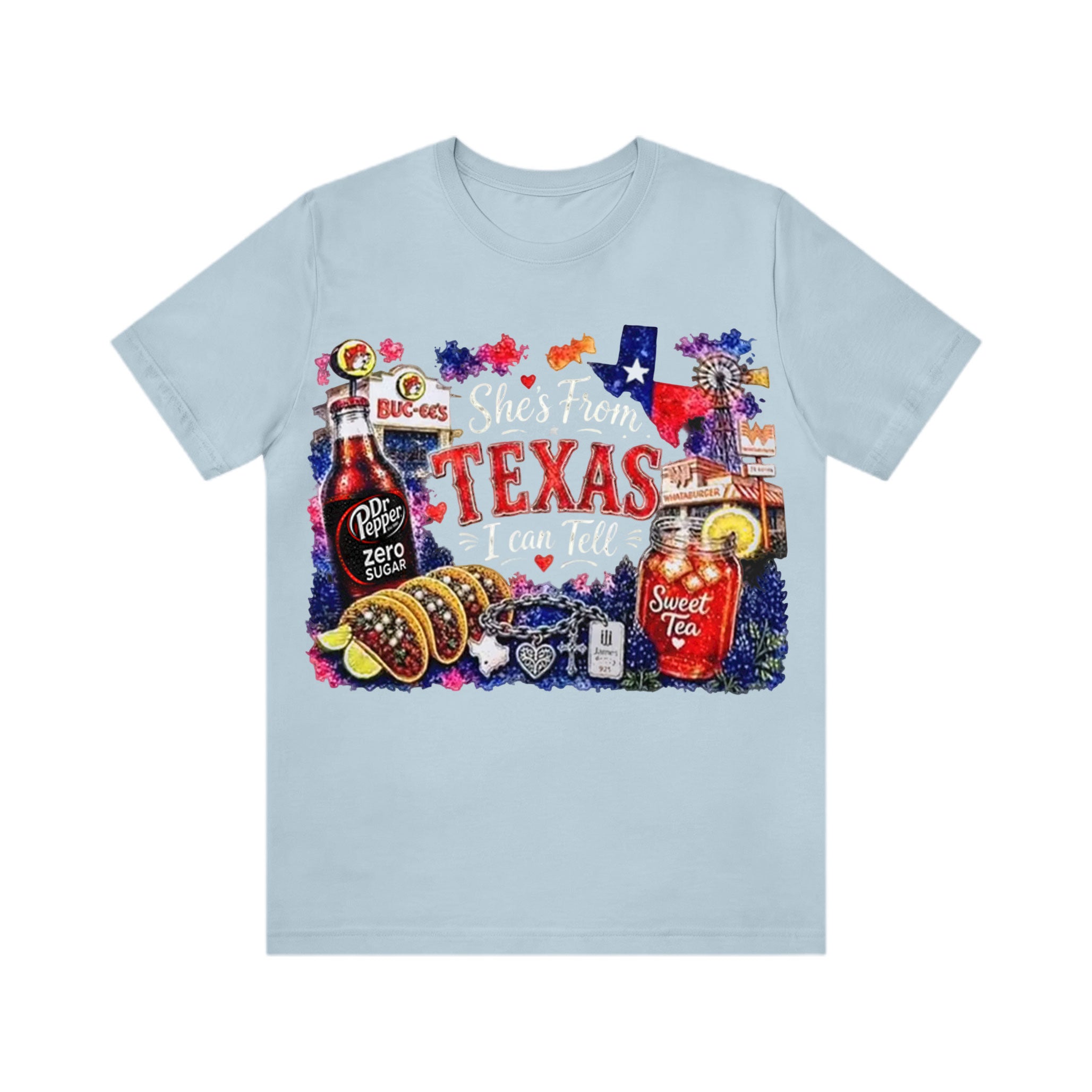 Shes from Texas I Can Tell Lyric Unisex T-shirt