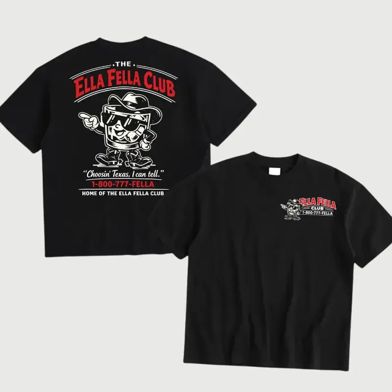 Retro 1-800-777-FELLA - Langleyy wash Tshirt