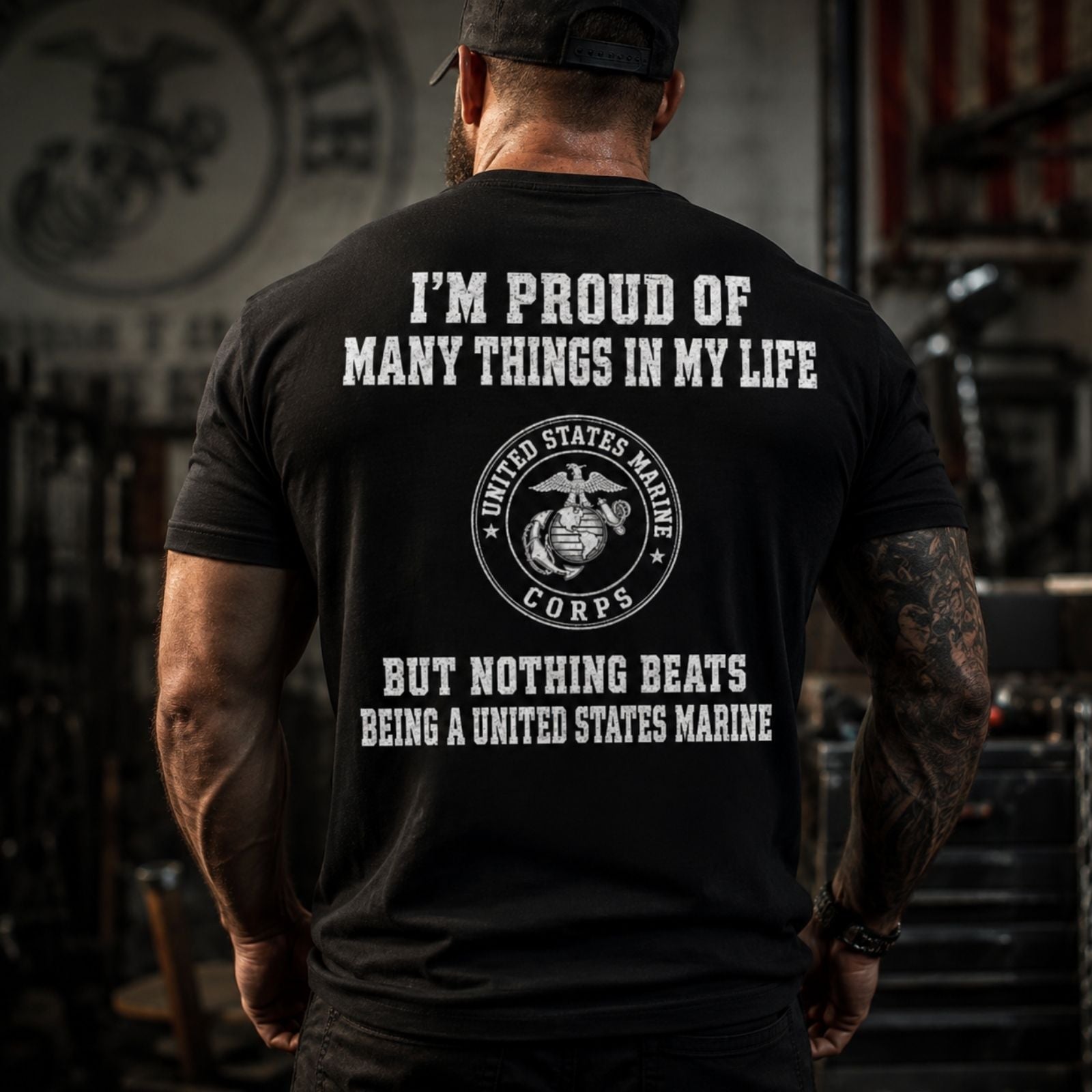 Nothing Beats Being a United States Marine T Shirt
