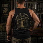 Born in a Tavern Marine Corps Tank Top
