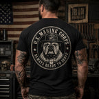 Always Ready To Serve – U.S. Marine Corps Devil Dog T-Shirt