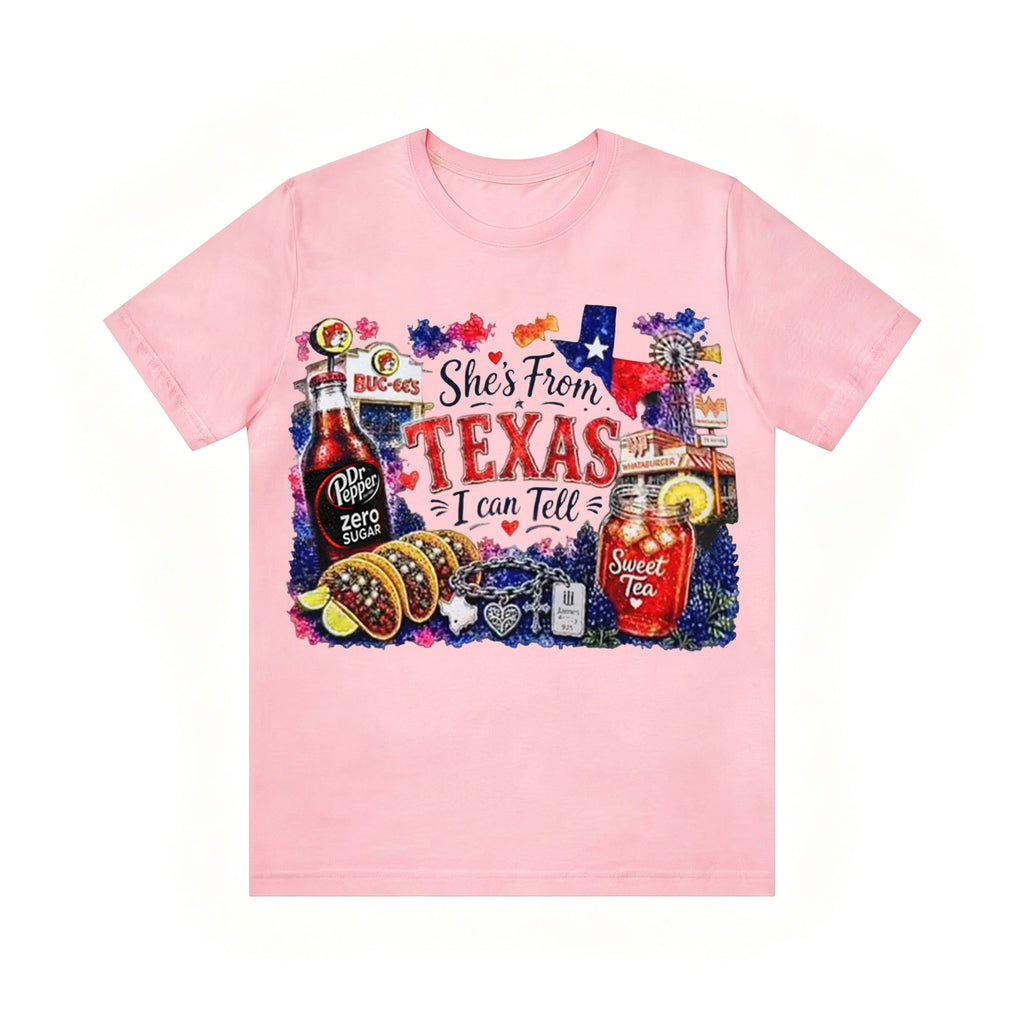 Shes from Texas I Can Tell Lyric Unisex T-shirt