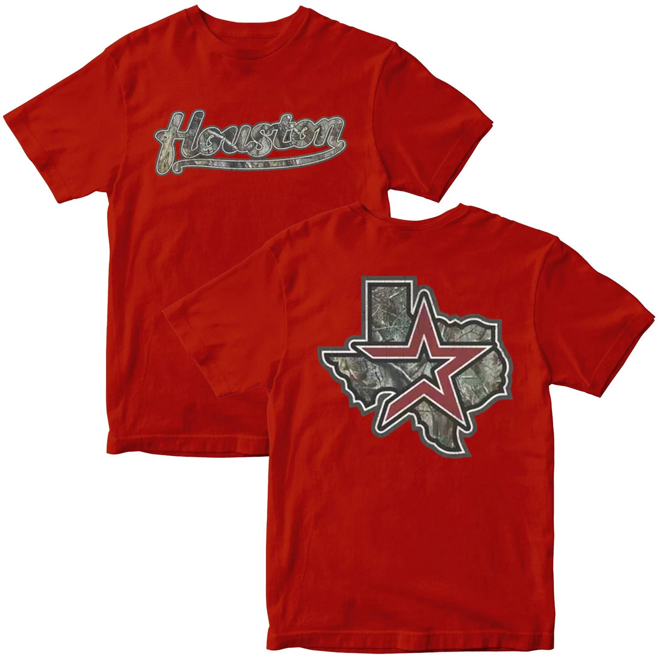 Houston Texas Camo Graphic Tee