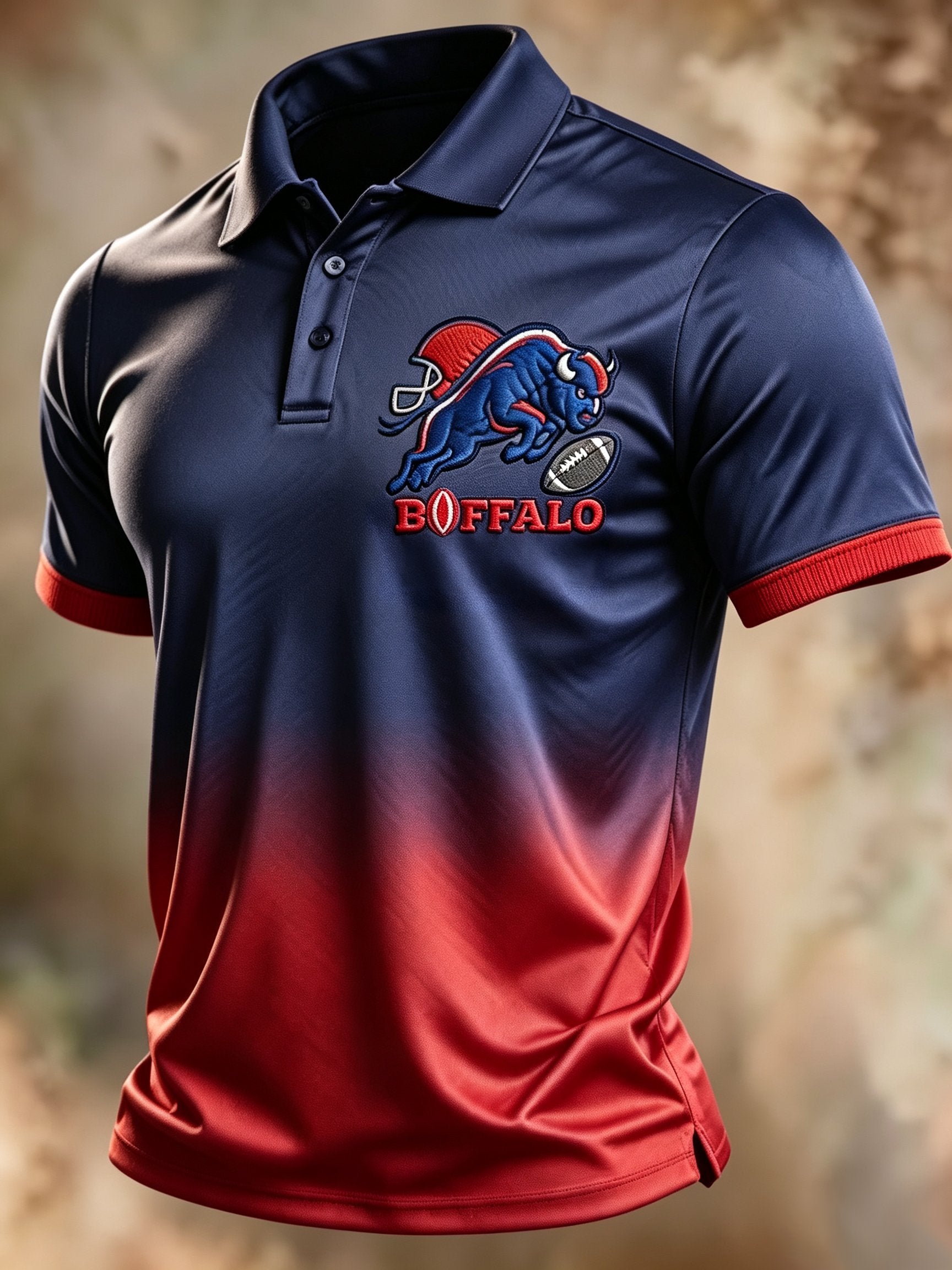 Men's Rugby Lovers Print Casual Polo