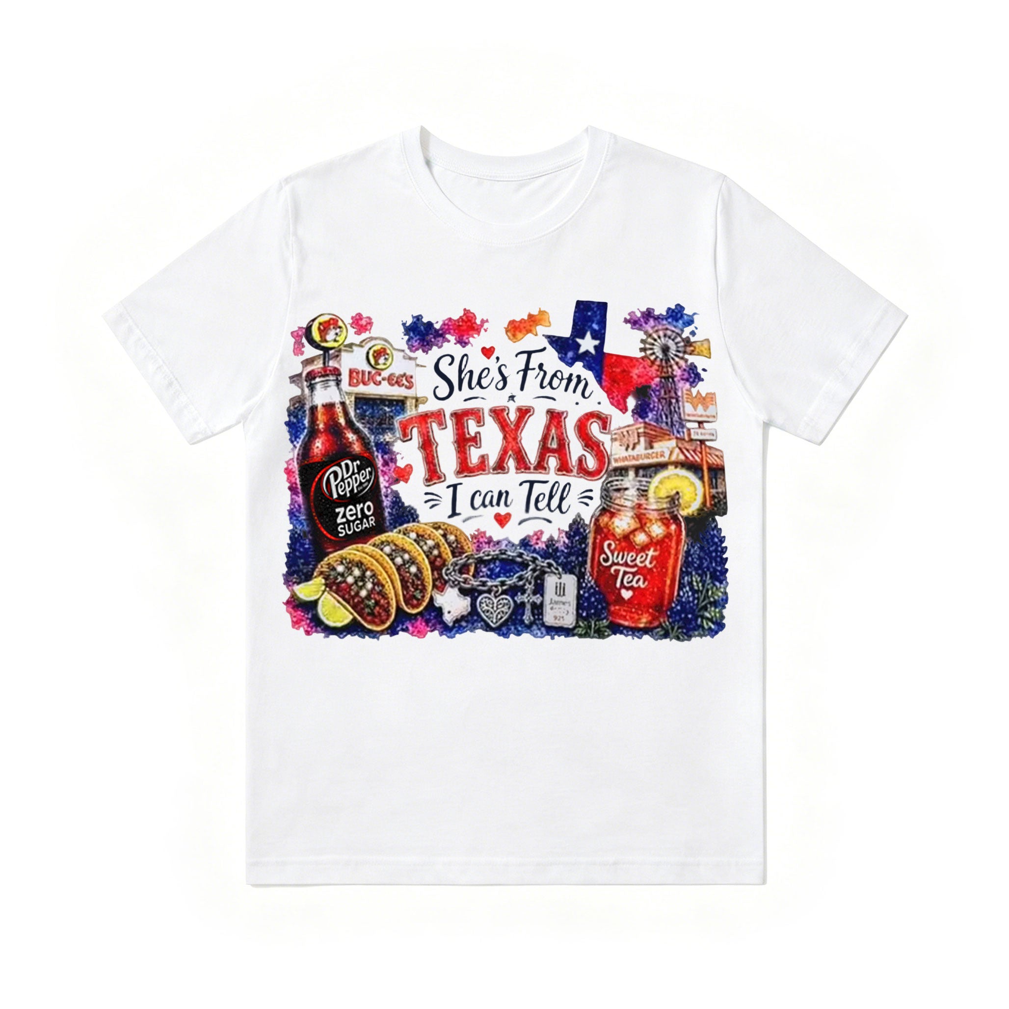 Shes from Texas I Can Tell Lyric Unisex T-shirt