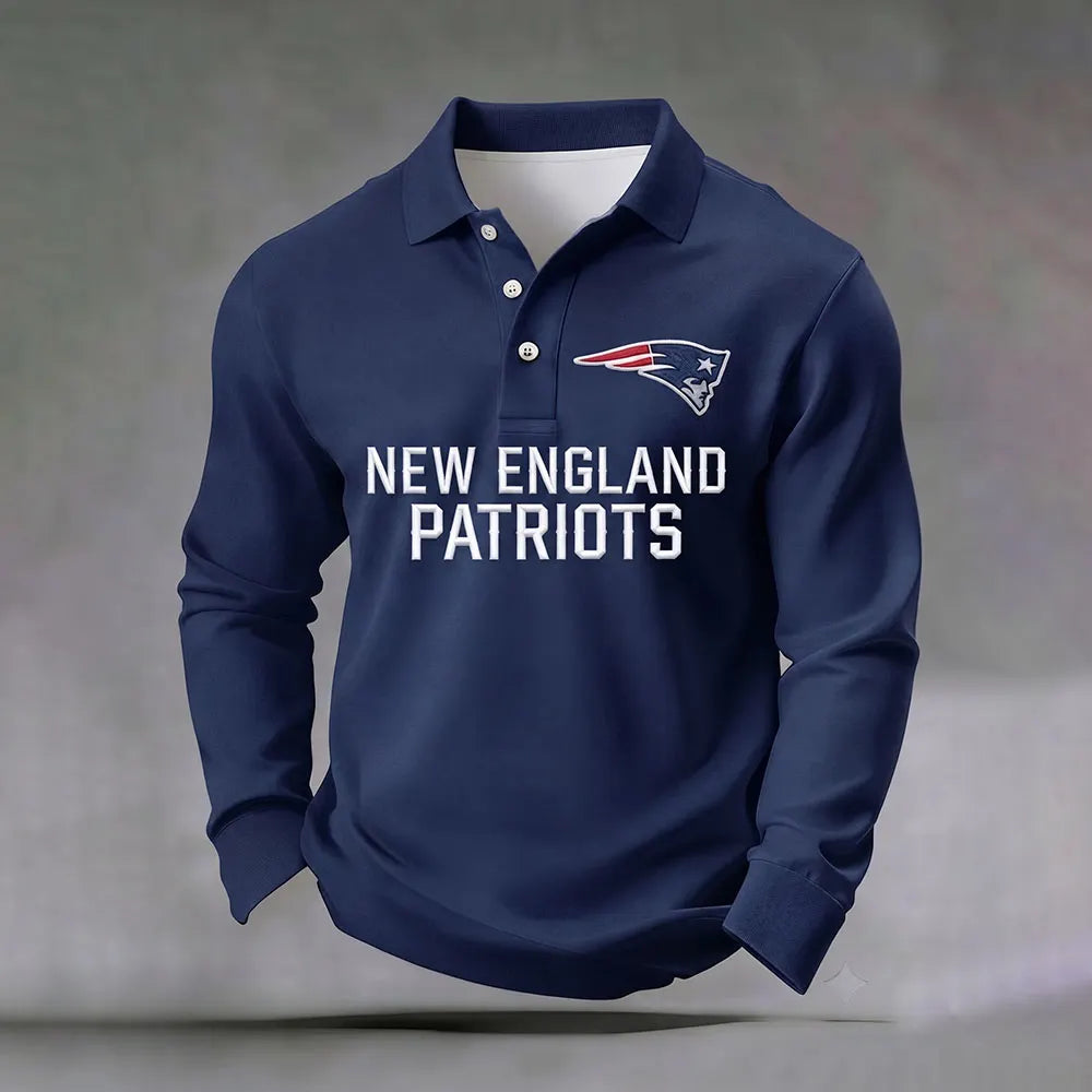 Men's New England Patriots Fan Polo Shirt
