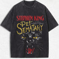 Creepy Black Cat Thriller graphic tee