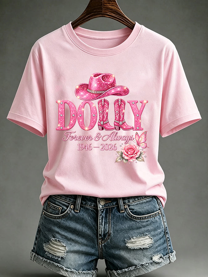Women'S Country Music Printed Casual T-Shirt