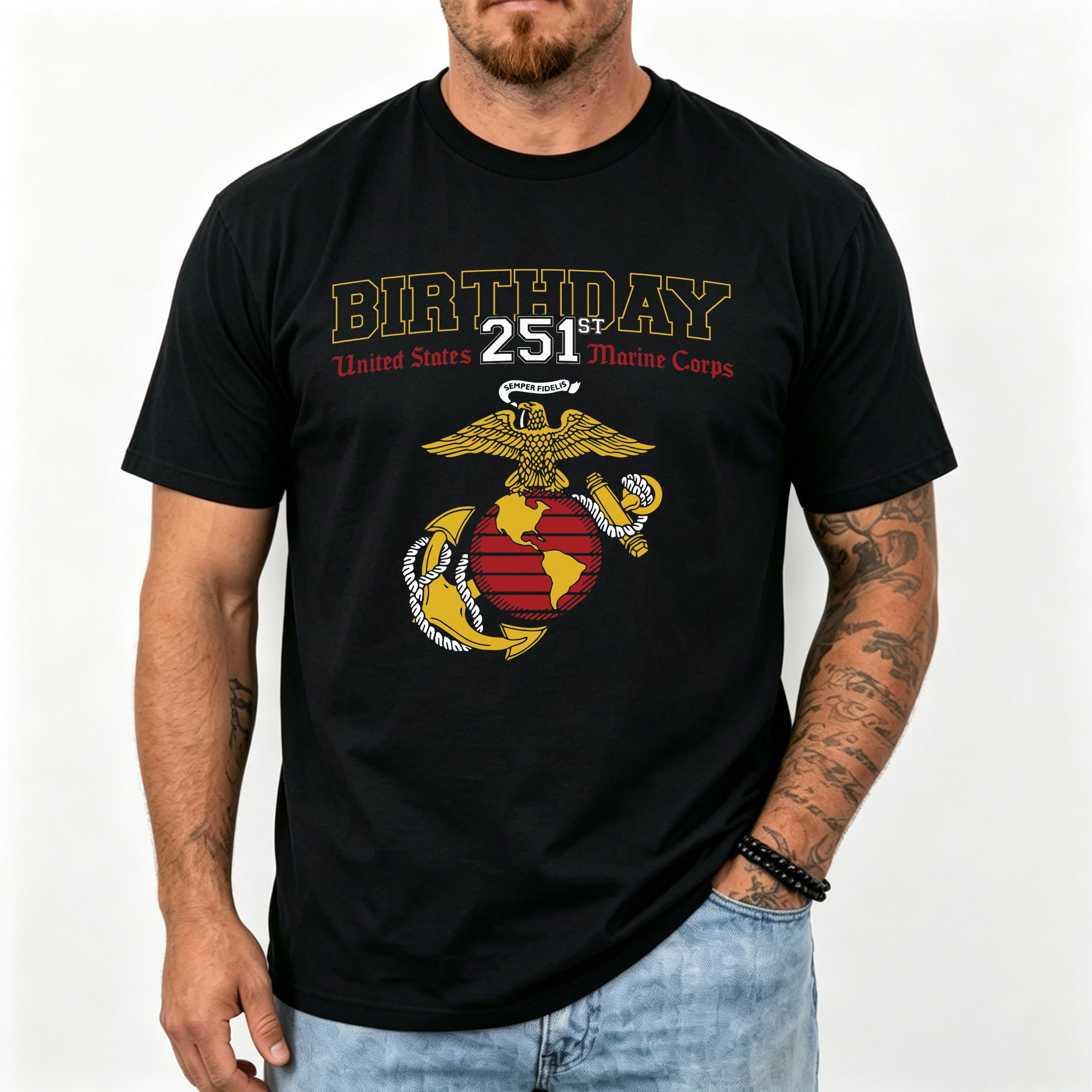 USMC 251st Birthday T-Shirt
