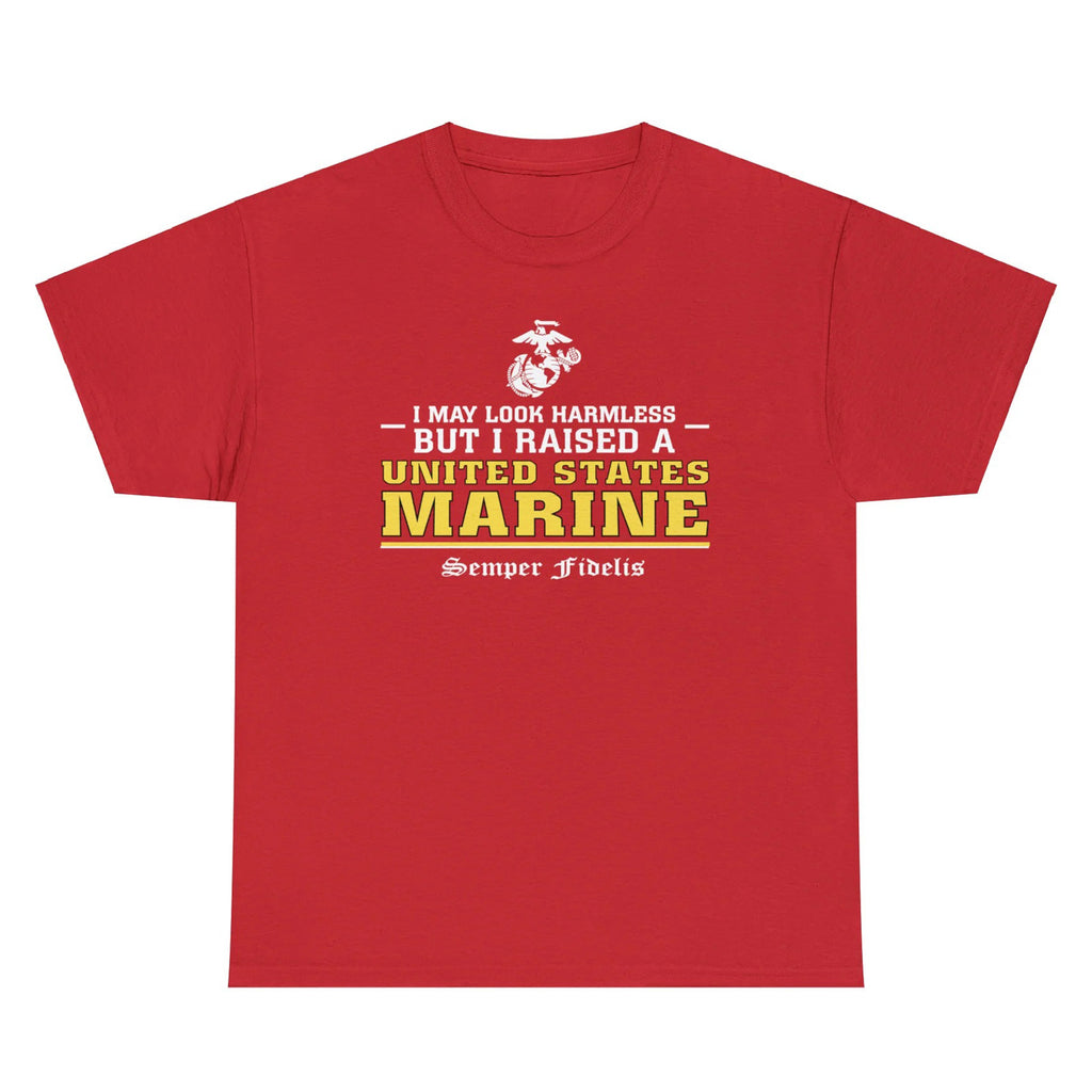 I May Look Harmless but I Raised a US Marine – T-shirt