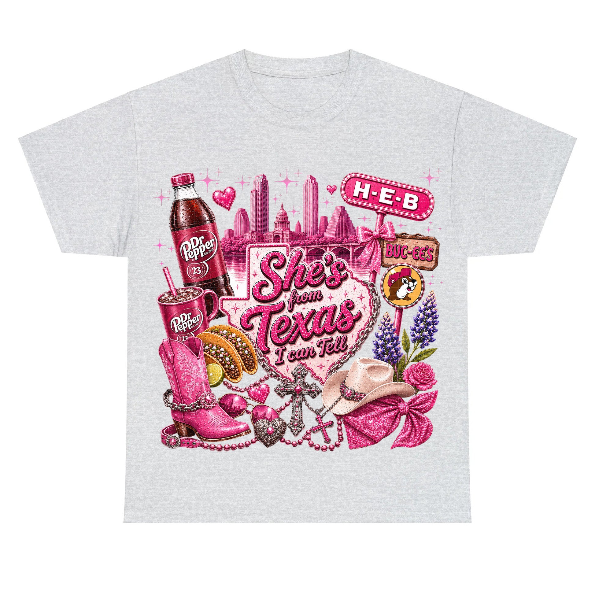 She's From Texas I Can Tell Tee Southern State Pride Gift