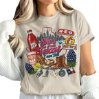 "She's From Texas I Can Tell" Unisex Cuffed-sleeve Texas Residents T-shirt