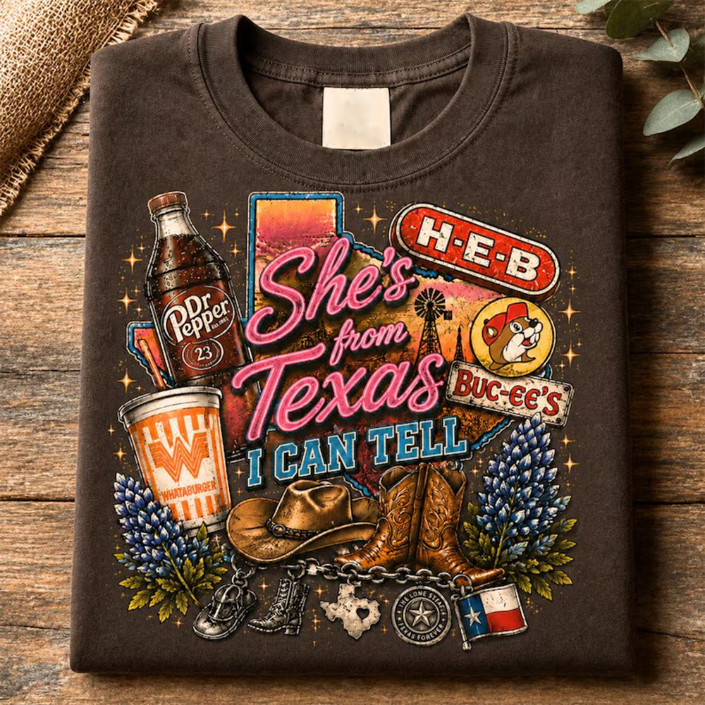 She's From Texas , Retro Texas T-shirt