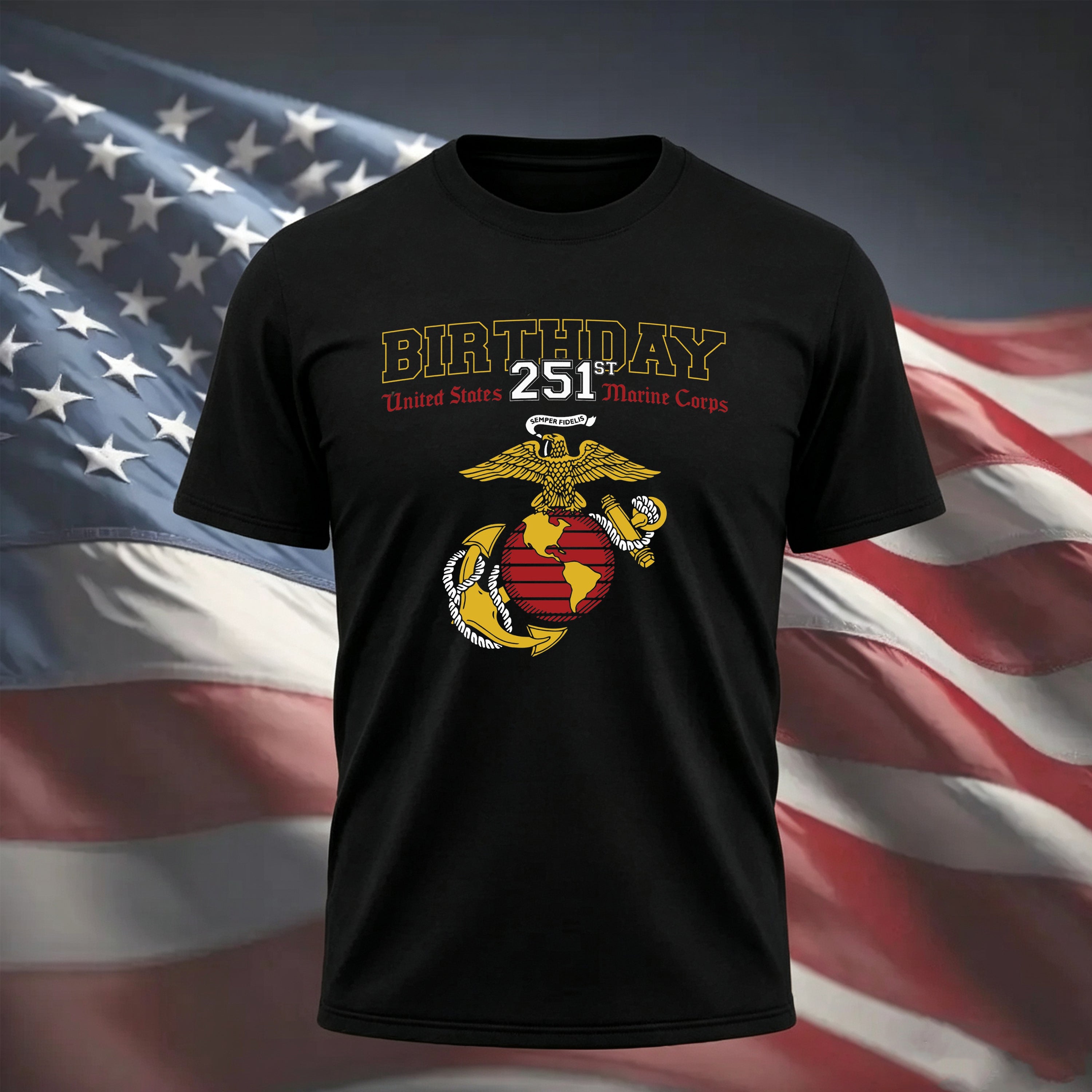 USMC 251st Birthday T-Shirt