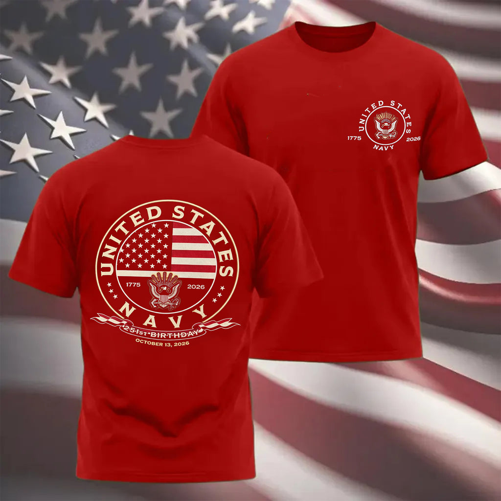 251st Anniversary of the United States Navy T-Shirt