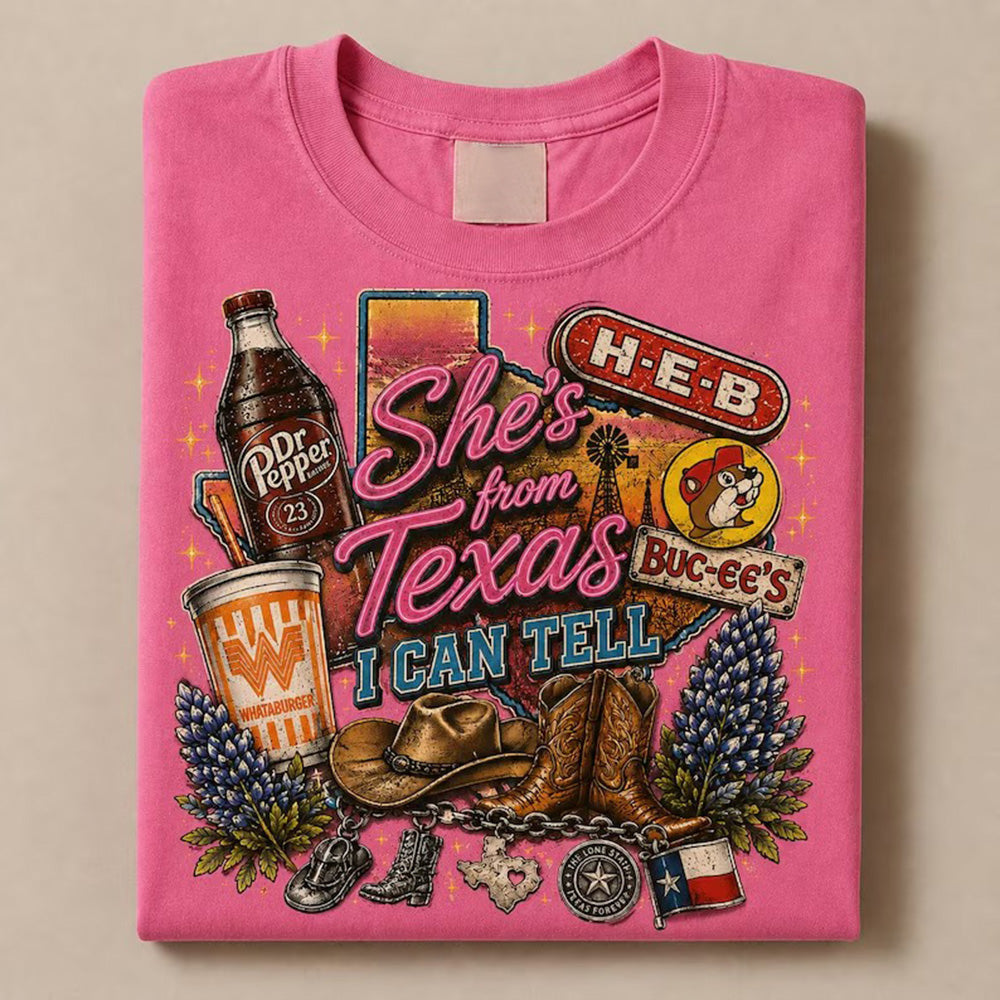 She's From Texas , Retro Texas T-shirt