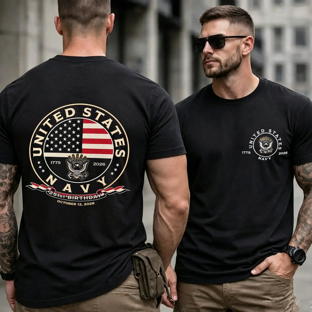 251st Anniversary of the United States Navy T-Shirt