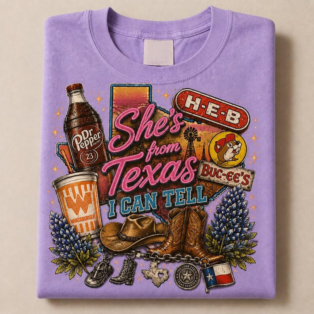 She's From Texas , Retro Texas T-shirt