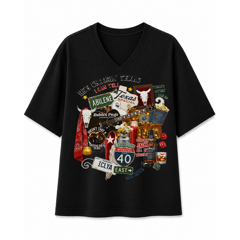 Choosin’ Texas Western Country Concert Cowgirl T-shirt