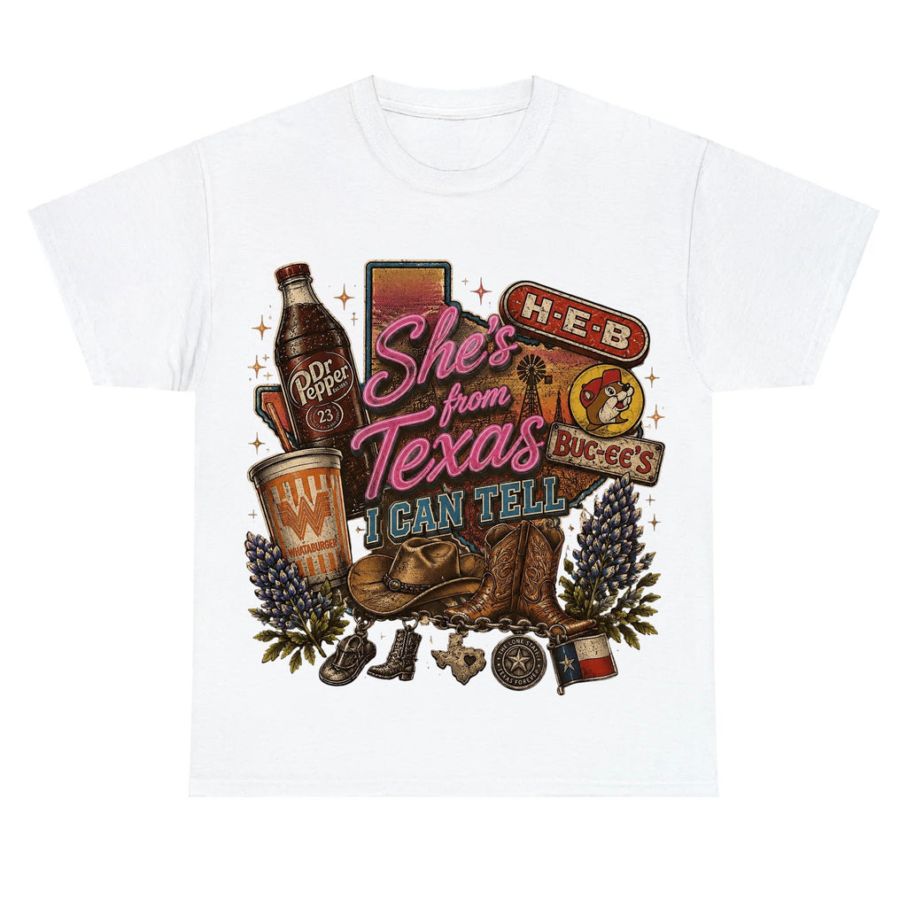 She's From Texas , Retro Texas T-shirt