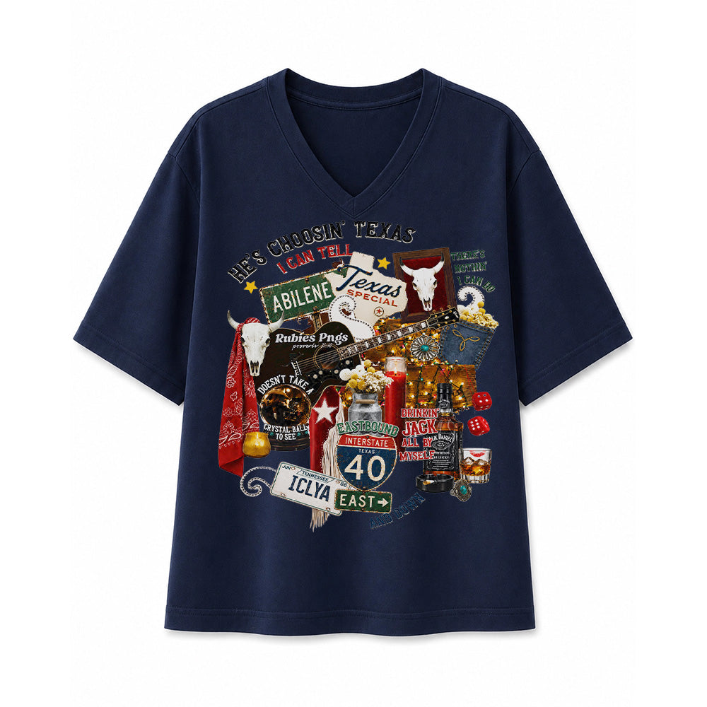 Choosin’ Texas Western Country Concert Cowgirl T-shirt