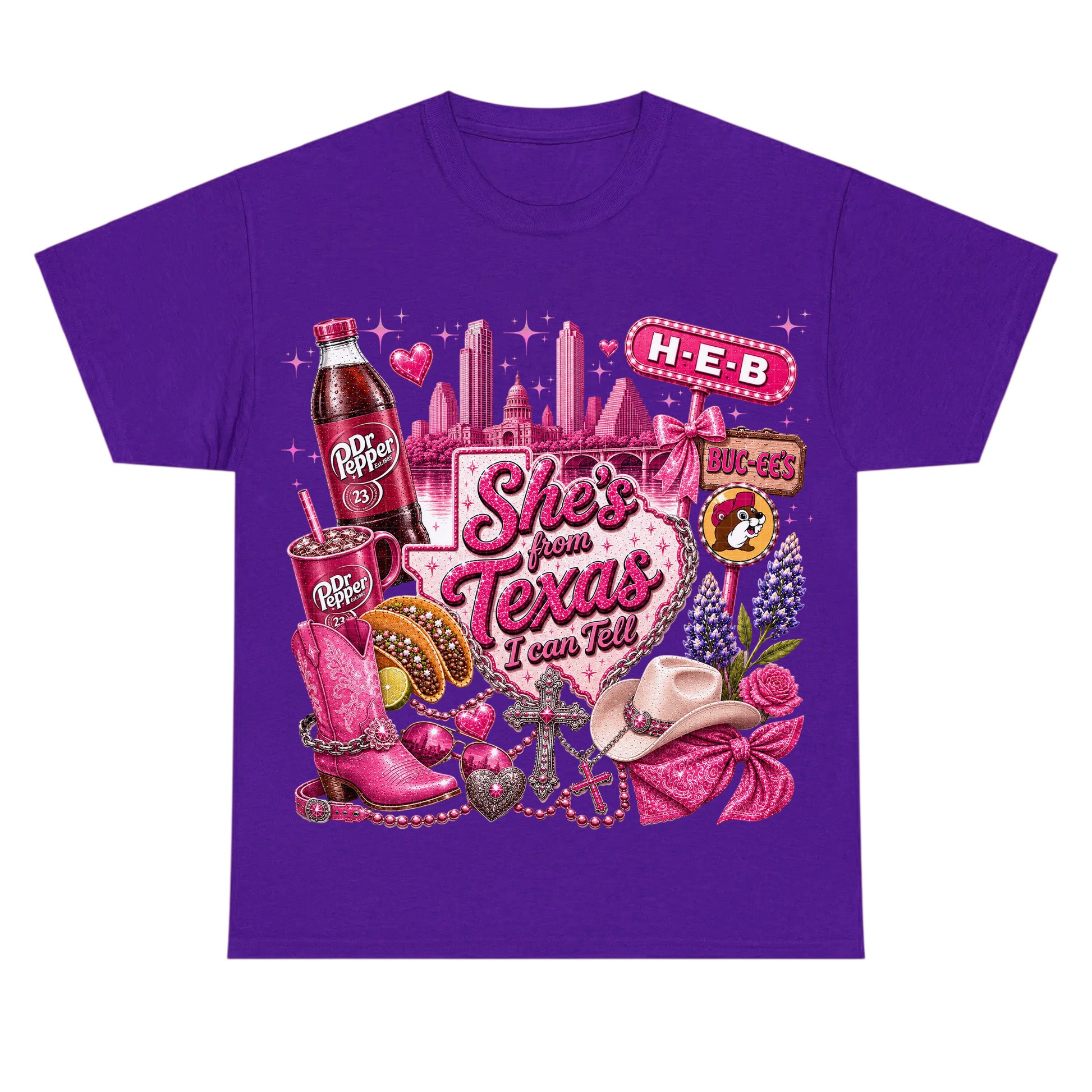 She's From Texas I Can Tell Tee Southern State Pride Gift
