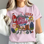 "She's From Texas I Can Tell" Unisex Cuffed-sleeve Texas Residents T-shirt