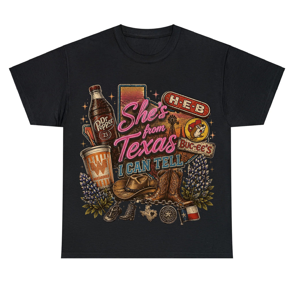 She's From Texas , Retro Texas T-shirt