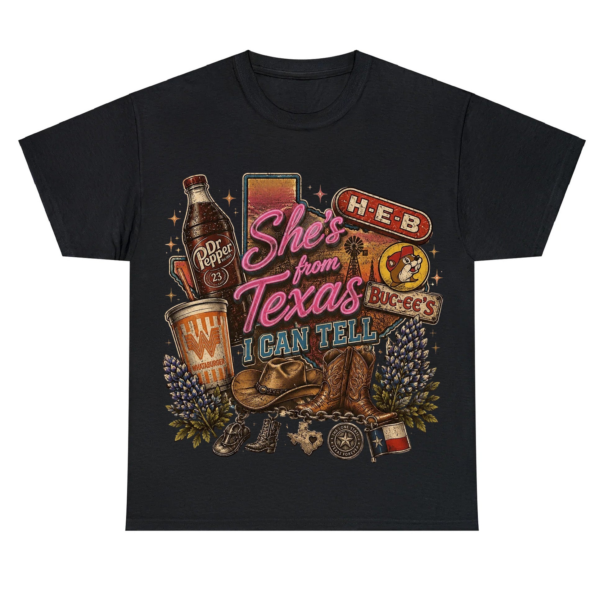 She's From Texas , Retro Texas T-shirt