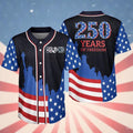 America 250 Years - USMC Freedom Baseball Shirts